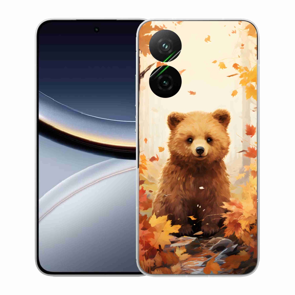 Gelový kryt mmCase na Xiaomi Poco F7 5G - medvěd v lese