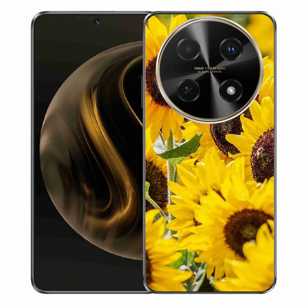 Gelový kryt mmCase na Huawei Nova 12i - slunečnice