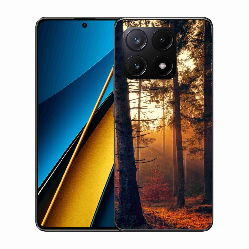 Gelový obal mmCase na Xiaomi Poco X6 Pro 5G - les