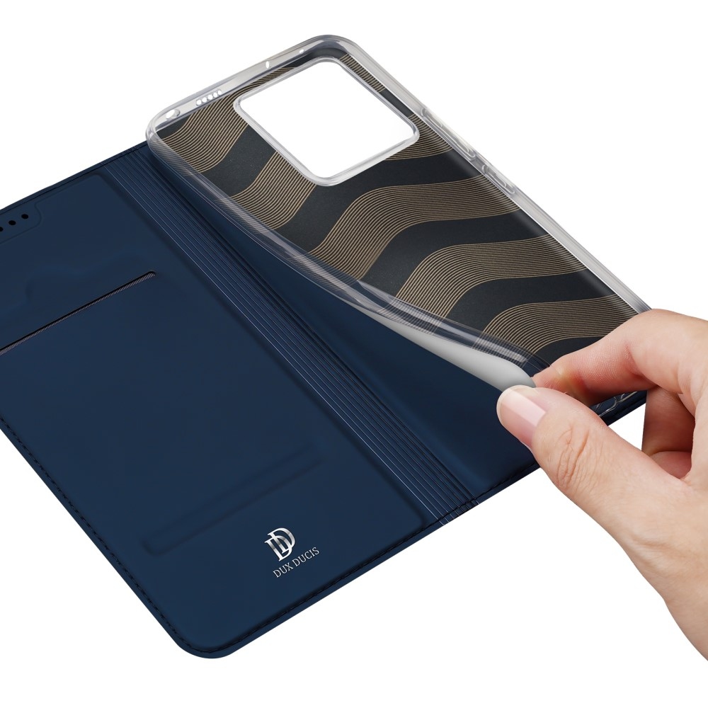 DUX knížkové pouzdro na Xiaomi Redmi Note 14S - tmavěmodré
