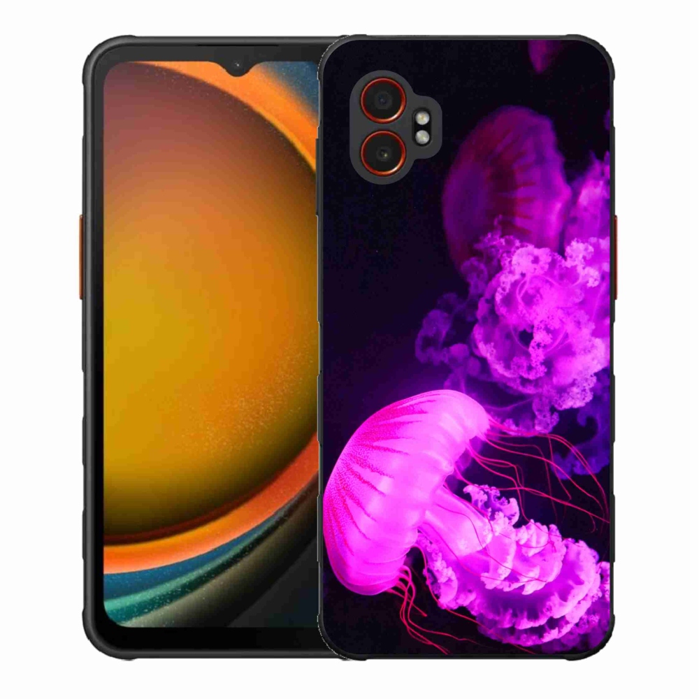 Gelový kryt mmCase na Samsung Galaxy Xcover 7 Pro - medúza 1