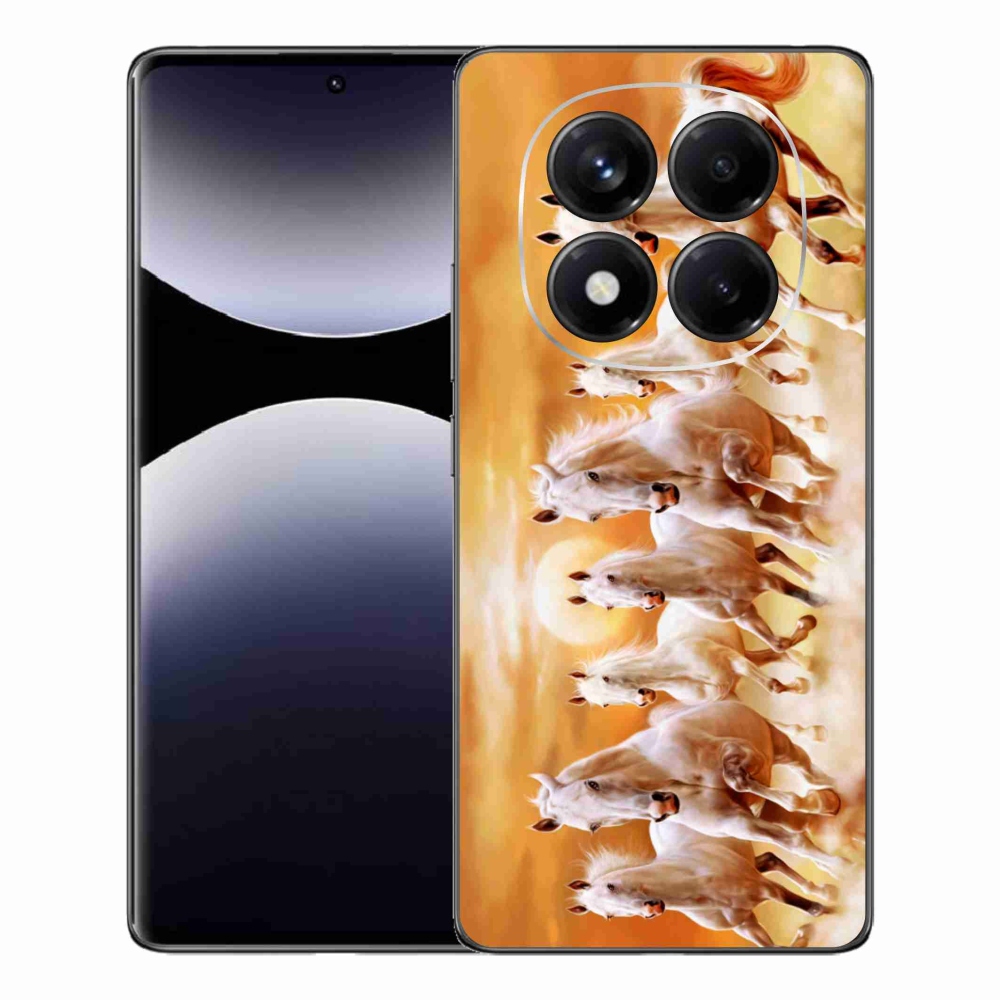 Gelový kryt mmCase na Xiaomi Redmi Note 14 Pro - koně 2