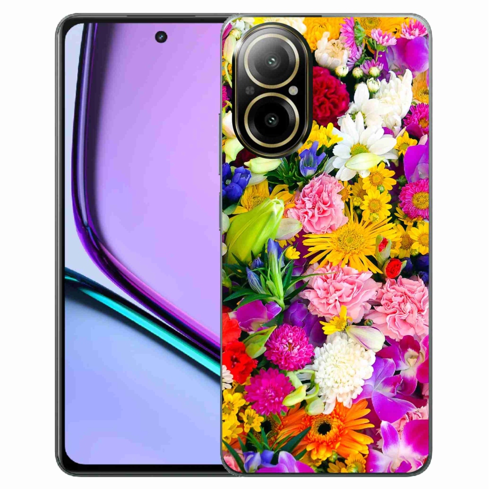 Gelový kryt mmCase na Realme C67 - květiny 12