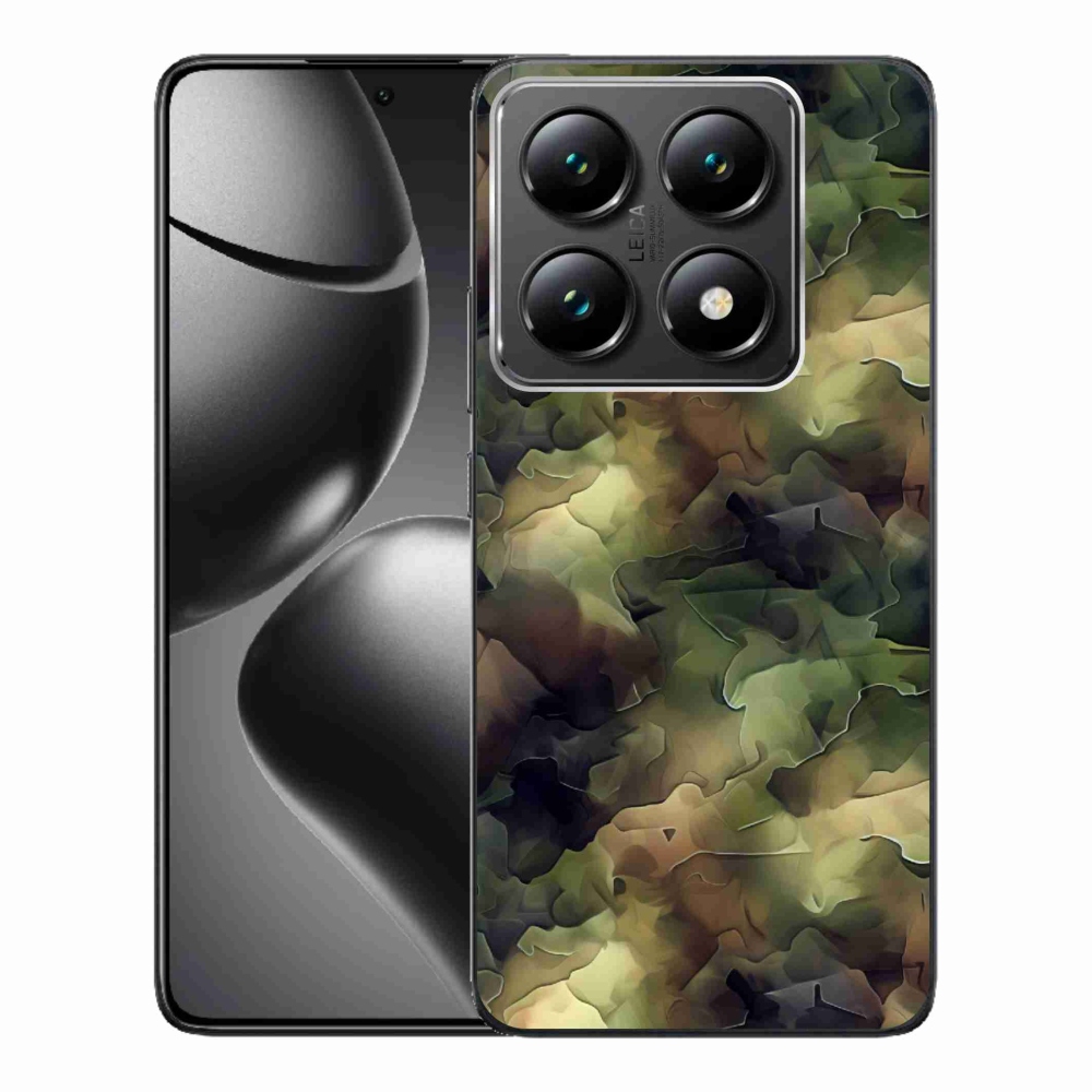 Gelový kryt mmCase na Xiaomi 14T Pro - maskáčový vzor 10