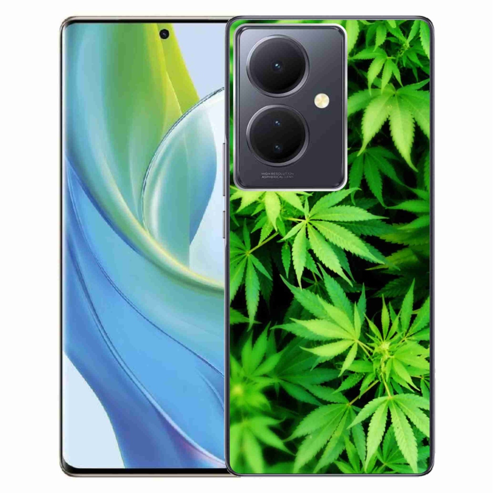 Gelový kryt mmCase na Vivo V29 Lite 5G - konopí 3
