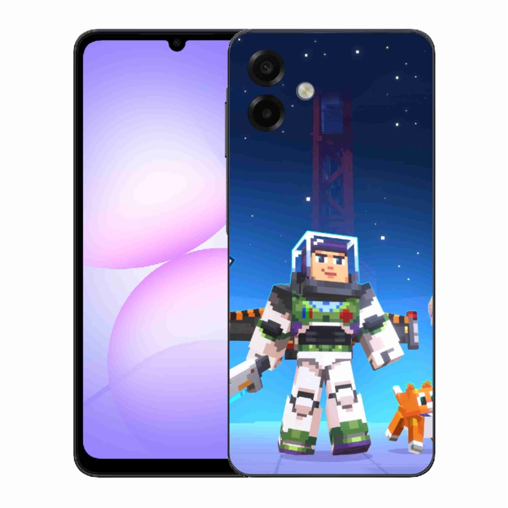 Gelový kryt mmCase na Samsung Galaxy A07 4G - minecraft 2