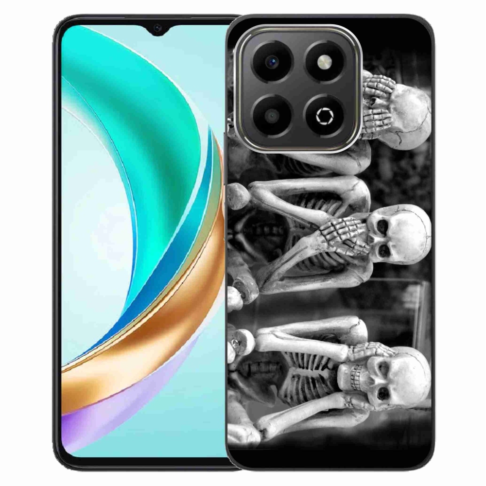Gelový kryt mmCase na Honor X6b - kostlivci