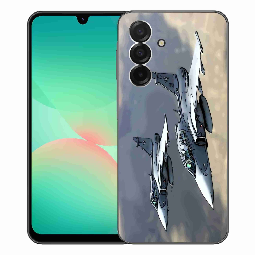Gelový kryt mmCase na Samsung Galaxy A26 5G - stíhačky