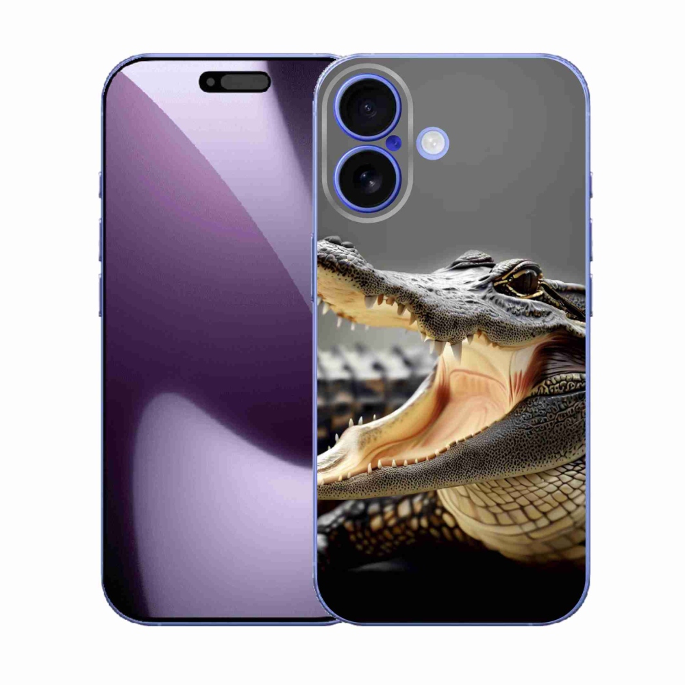 Gelový kryt mmCase na iPhone 17 - krokodýl