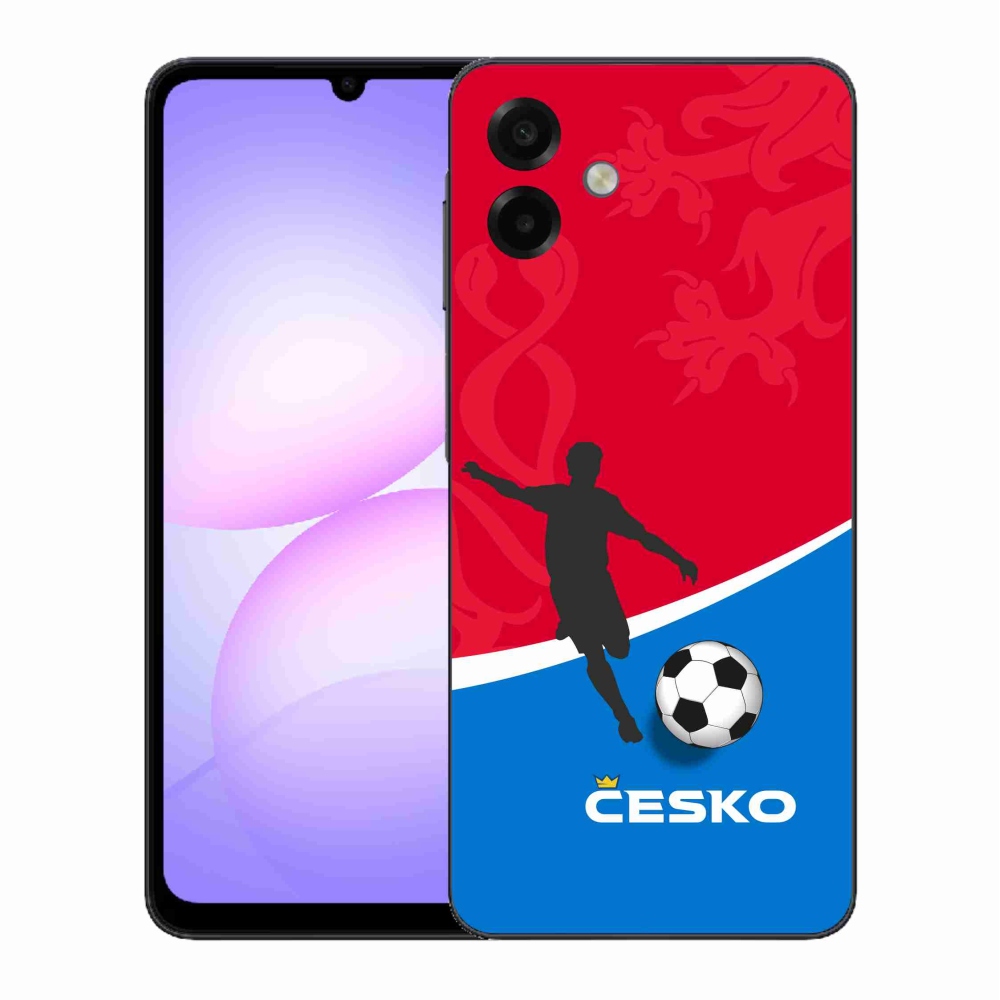 Gelový kryt mmCase na Samsung Galaxy A07 4G - fotbal Česko