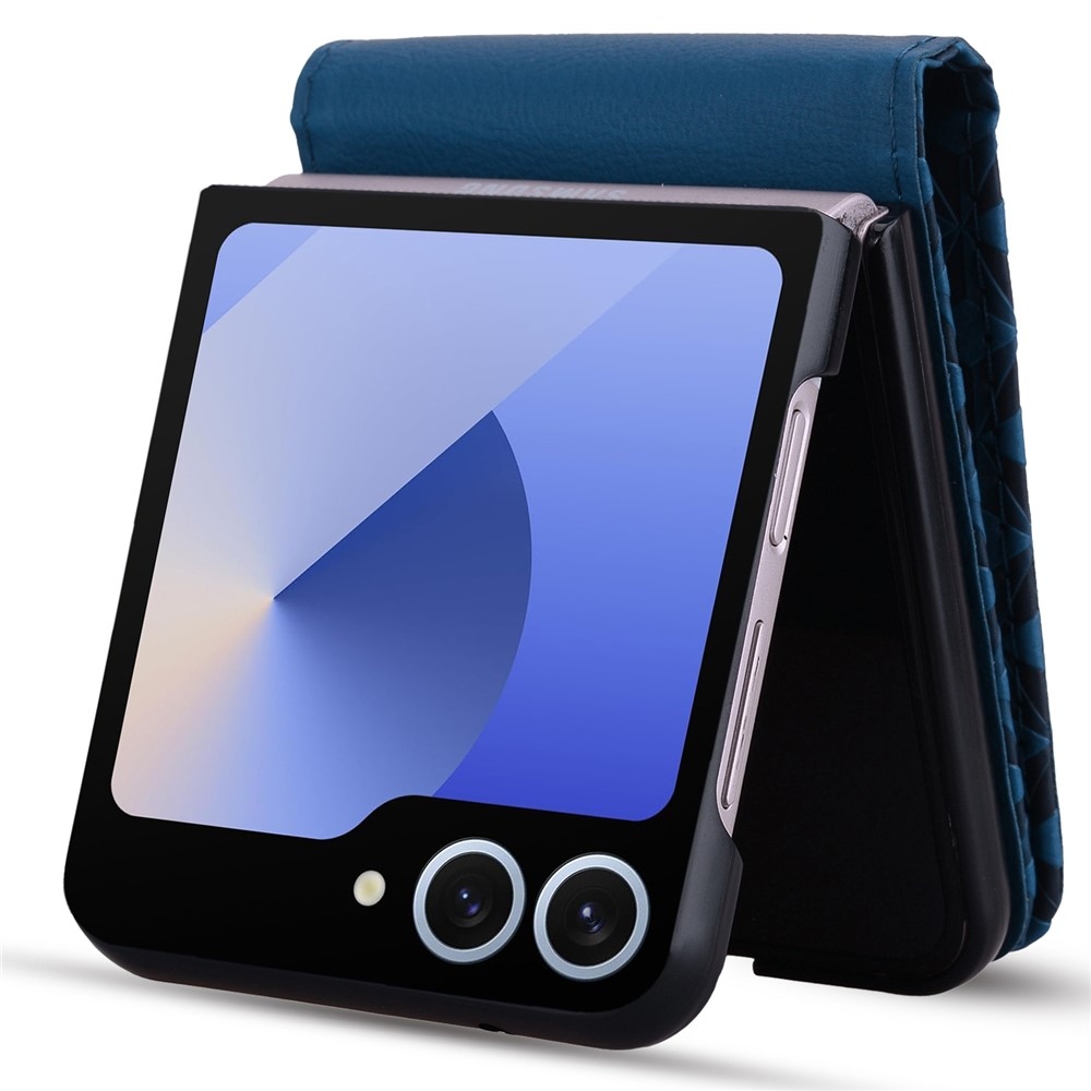 Gridy knížkové pouzdro na Samsung Galaxy Z Flip7 5G - modré