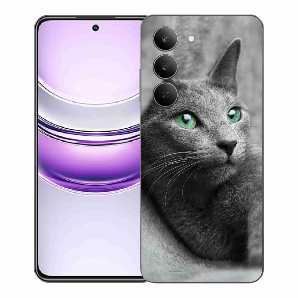 Gelový kryt mmCase na Realme 14x 5G - kočka 2
