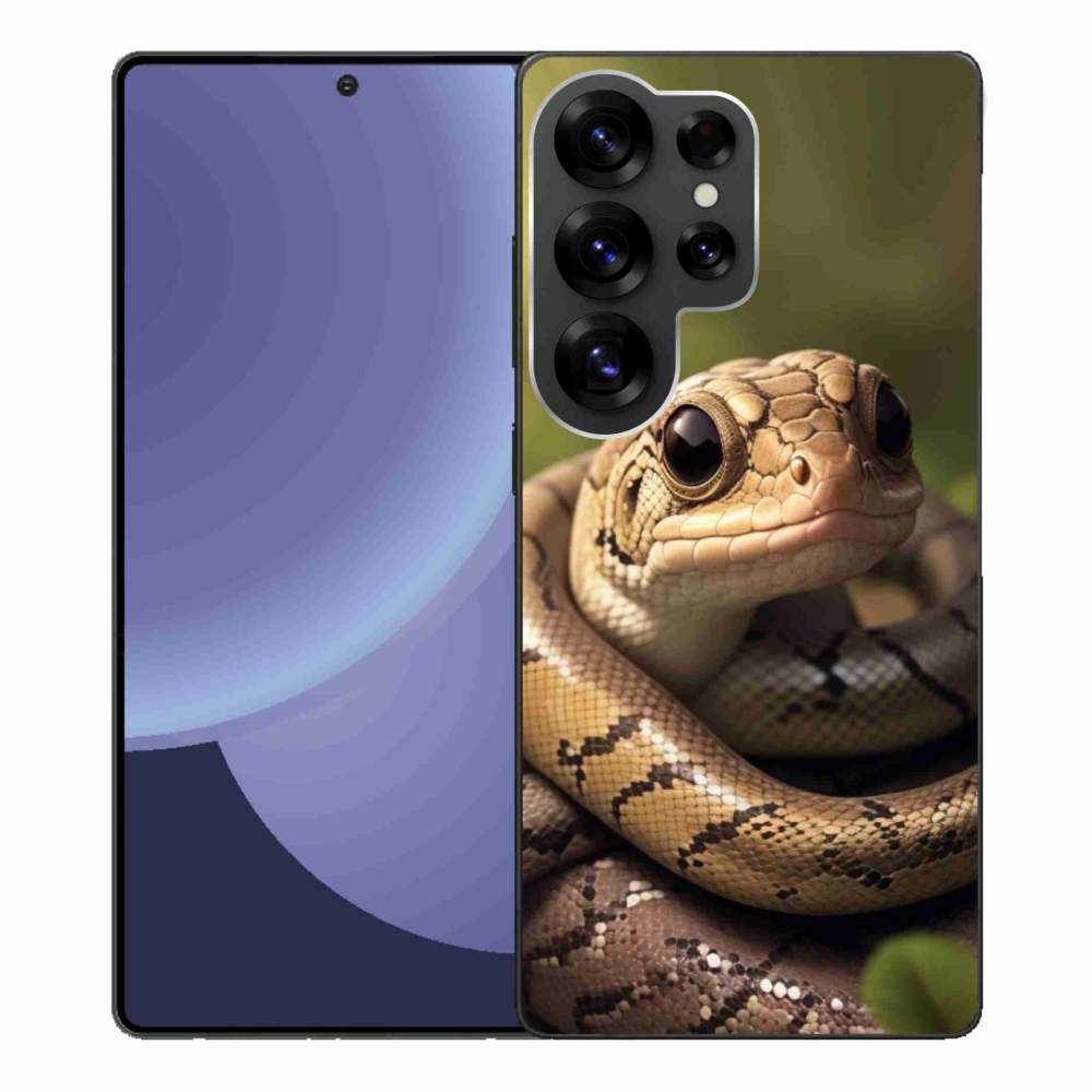 Gelový kryt mmCase na Samsung Galaxy S25 Ultra - had 1