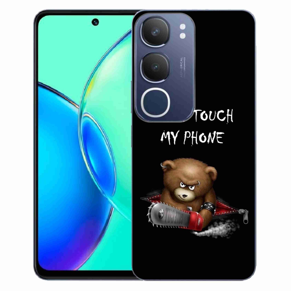 Gelový kryt mmCase na Vivo Y19s - nesahej na telefon