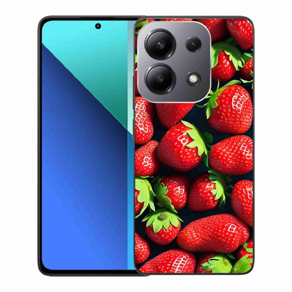 Gelový kryt mmCase na Xiaomi Redmi Note 13 - jahody