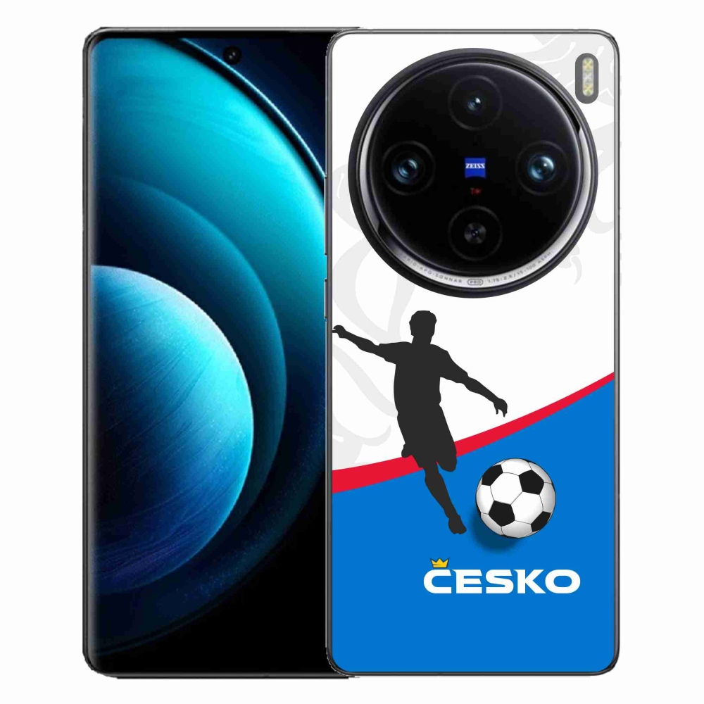 Gelový kryt mmCase na Vivo X100 Pro 5G - fotbal Česko 1