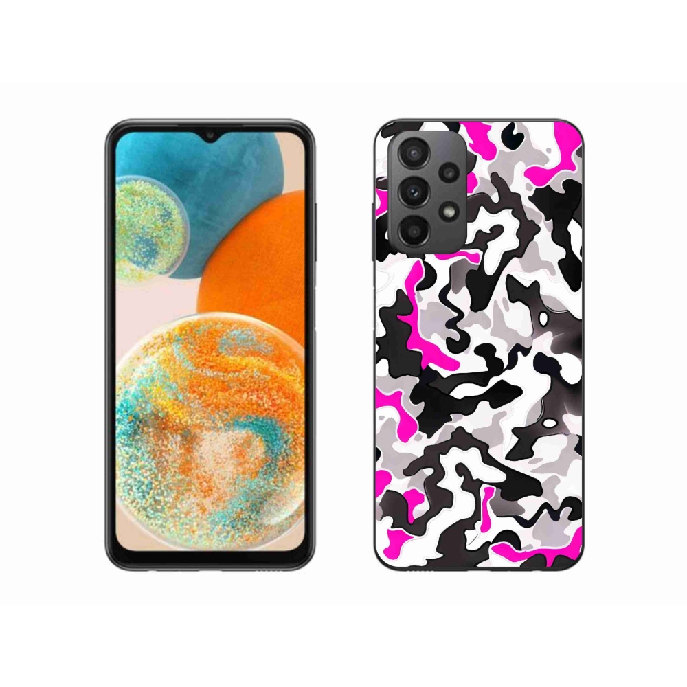 Gelový kryt mmCase na Samsung Galaxy A23 4G/5G - maskáčový vzor 5