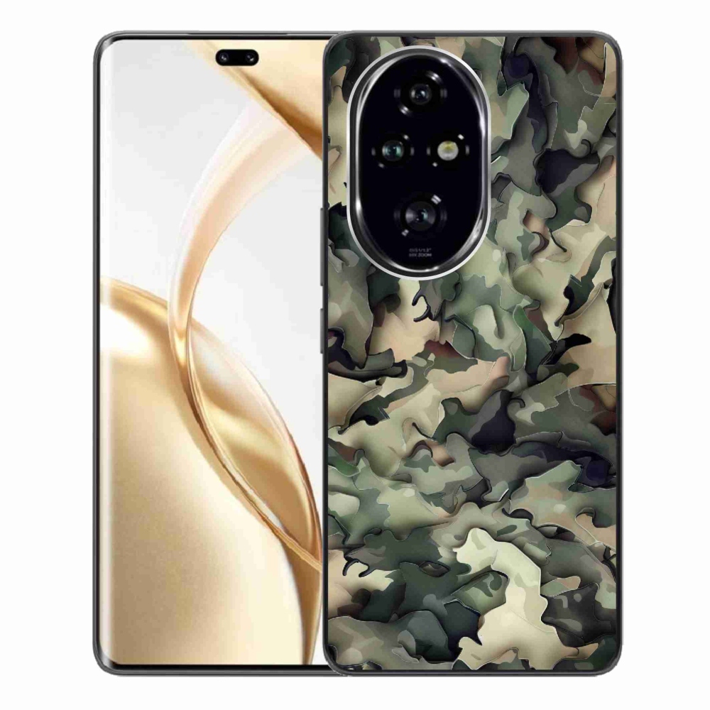 Gelový kryt mmCase na Honor 200 Pro 5G - maskáčový vzor 9