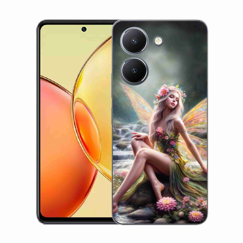 Gelový kryt mmCase na Vivo Y36 - motýlí žena 1