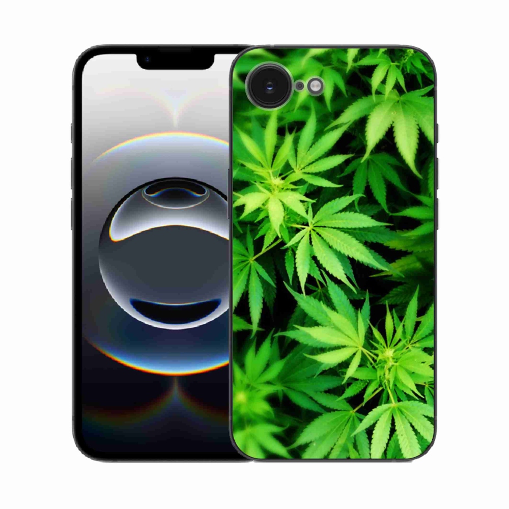 Gelový kryt mmCase na iPhone 16e - konopí 3