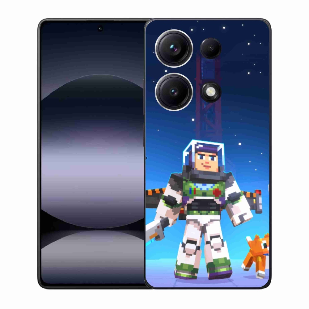 Gelový kryt mmCase na Xiaomi Redmi Note 14S - minecraft 2