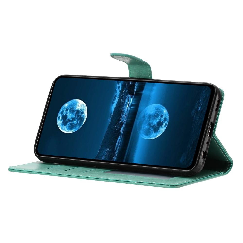 Clots knížkové pouzdro na Google Pixel 9a - modrozelené