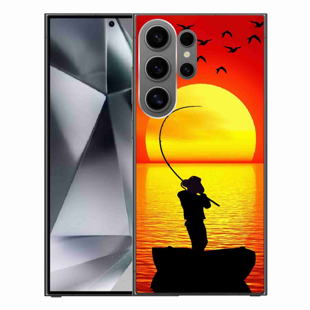 Gelový kryt mmCase na Samsung Galaxy S24 Ultra - rybaření