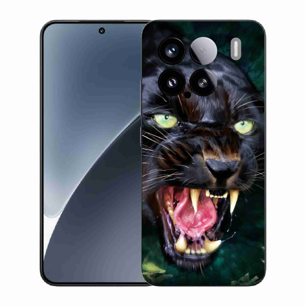 Gelový kryt mmCase na Xiaomi 15 - rozzuřený černý panter