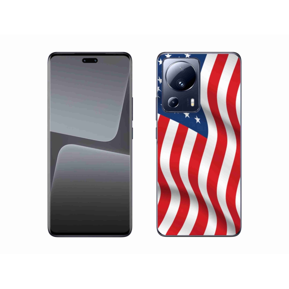Gelový kryt mmCase na mobil Xiaomi 13 Lite - USA vlajka