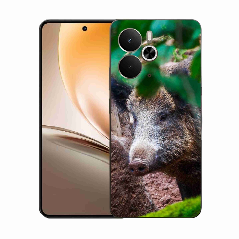 Gelový kryt mmCase na Realme 14 5G - divoké prase
