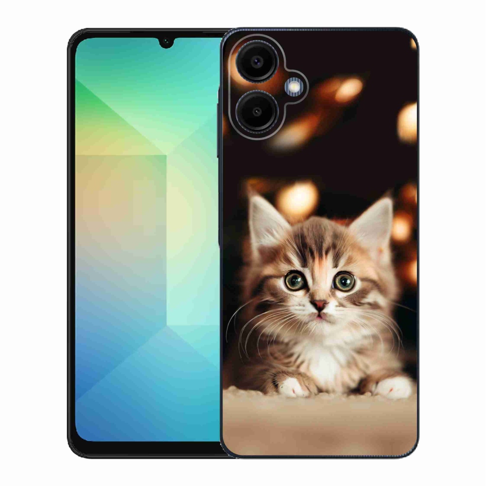 Gelový kryt mmCase na Samsung Galaxy A06 4G - roztomilé kotě 2