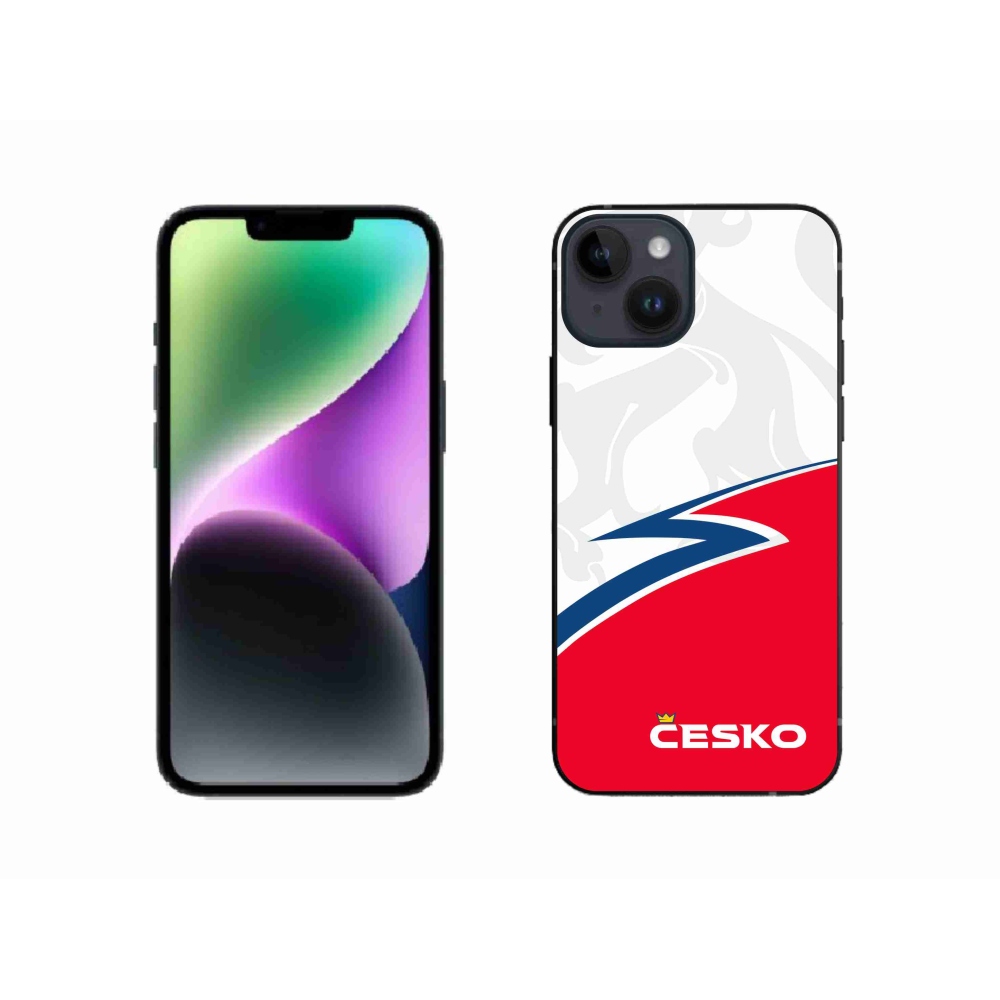 Gelový kryt mmCase na iPhone 14 - Česko 1