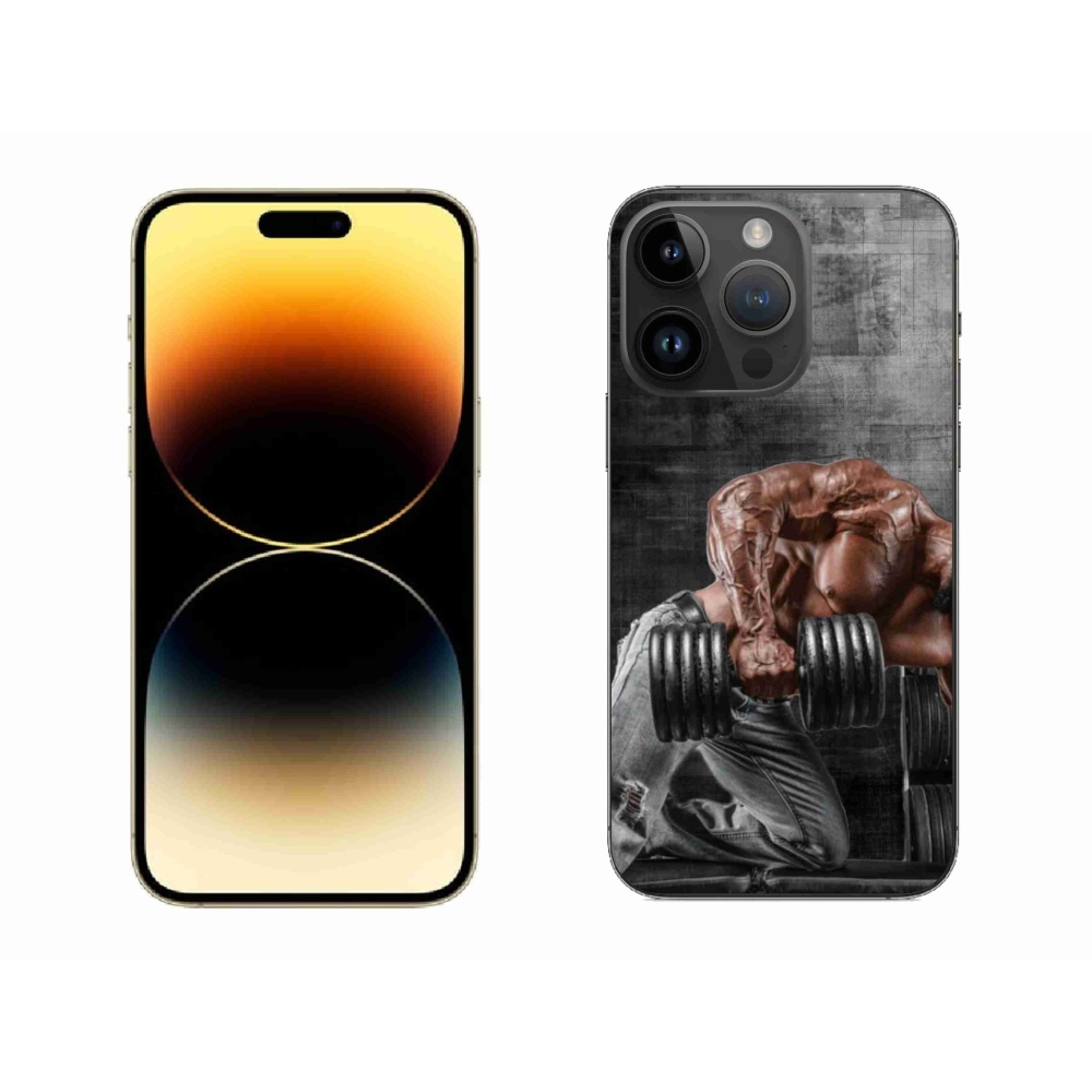 Gelový kryt mmCase na iPhone 14 Pro Max 6.7 - posilování 1