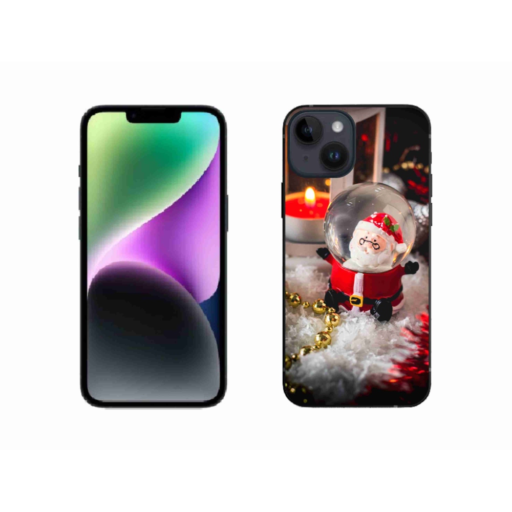 Gelový kryt mmCase na iPhone 14 - Santa Claus 1