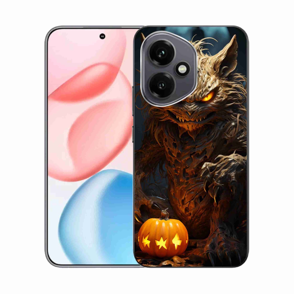 Gelový kryt mmCase na Honor 400 - halloweenská příšera