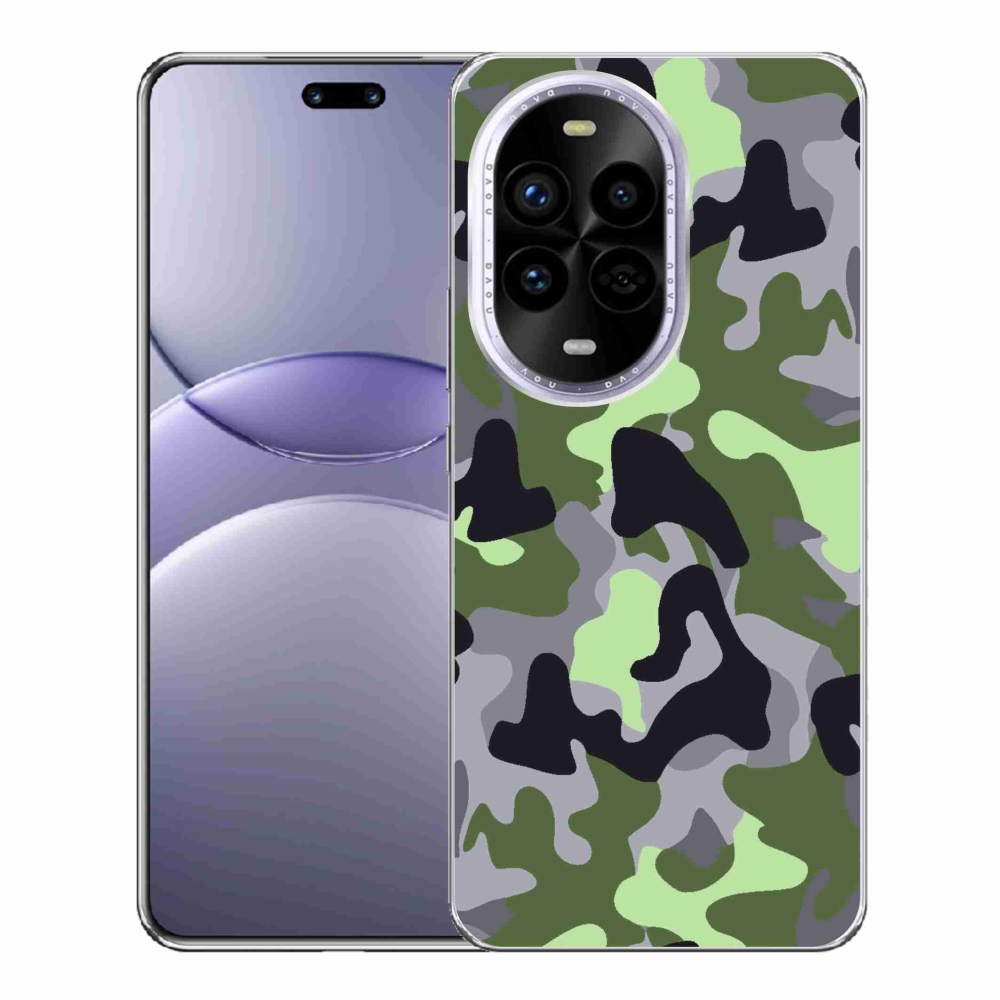 Gelový kryt mmCase na Huawei Nova 13 Pro 5G - maskáčový vzor 7
