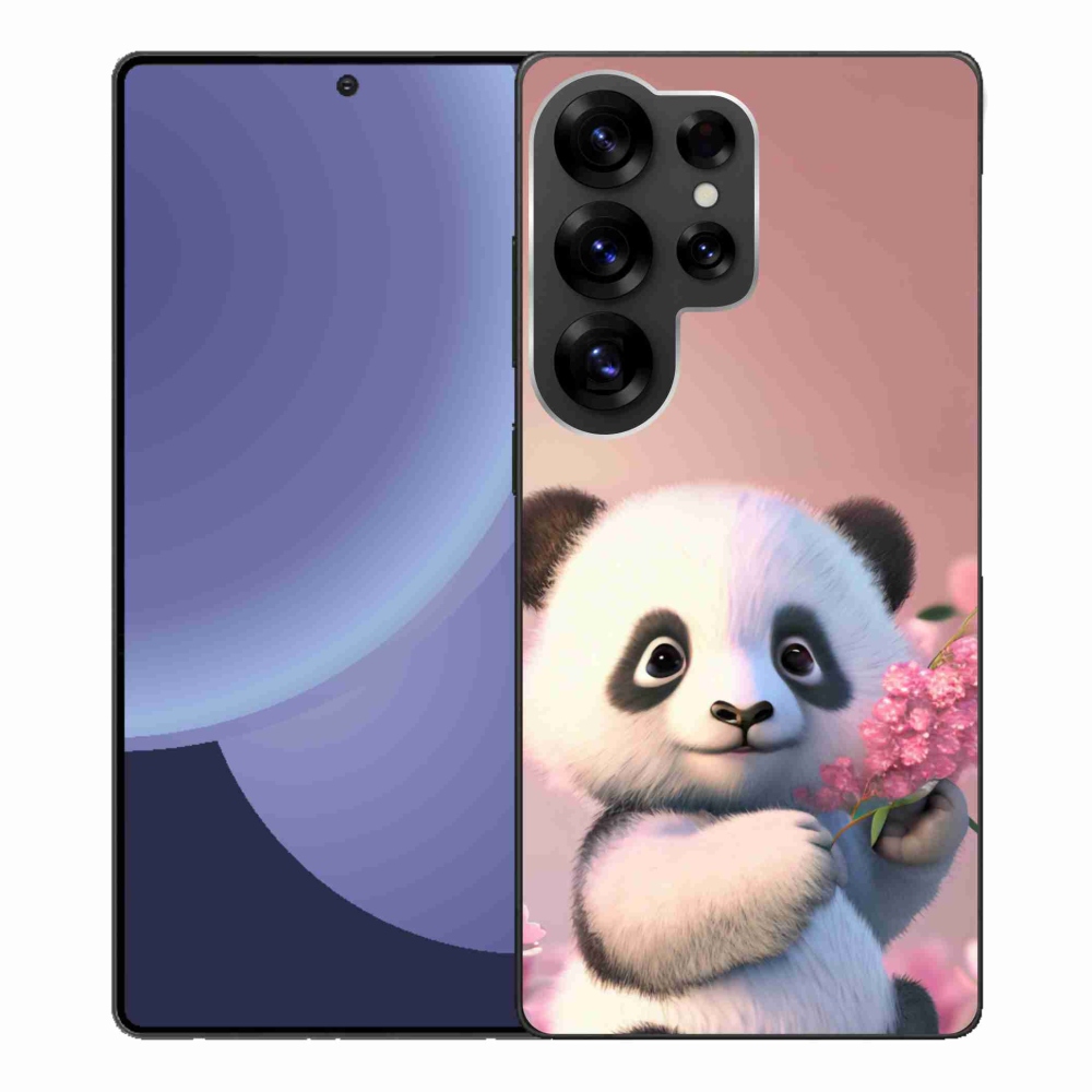 Gelový kryt mmCase na Samsung Galaxy S25 Ultra - roztomilá panda