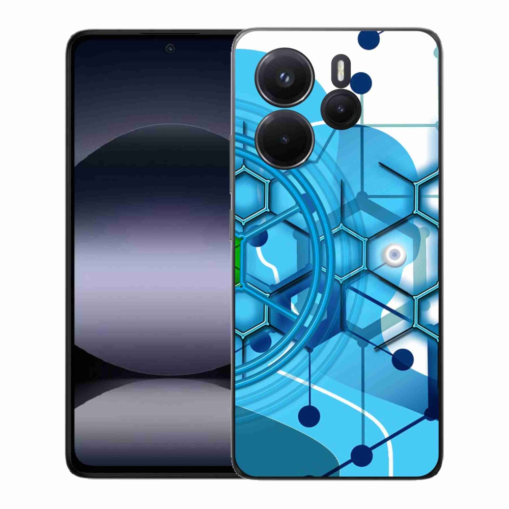 Gelový kryt mmCase na Xiaomi Redmi Note 14 - abstraktní vzor 2