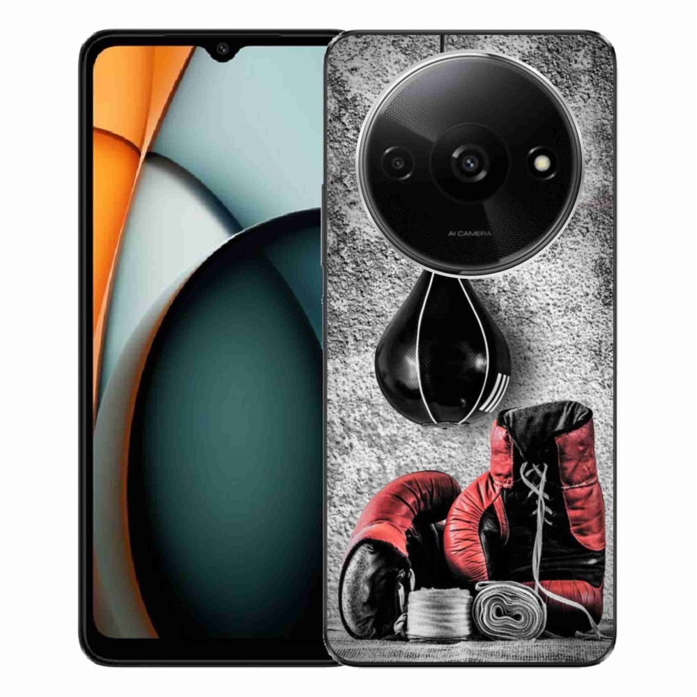 Gelový kryt mmCase na Xiaomi Redmi A3  - boxovací pytel a rukavice