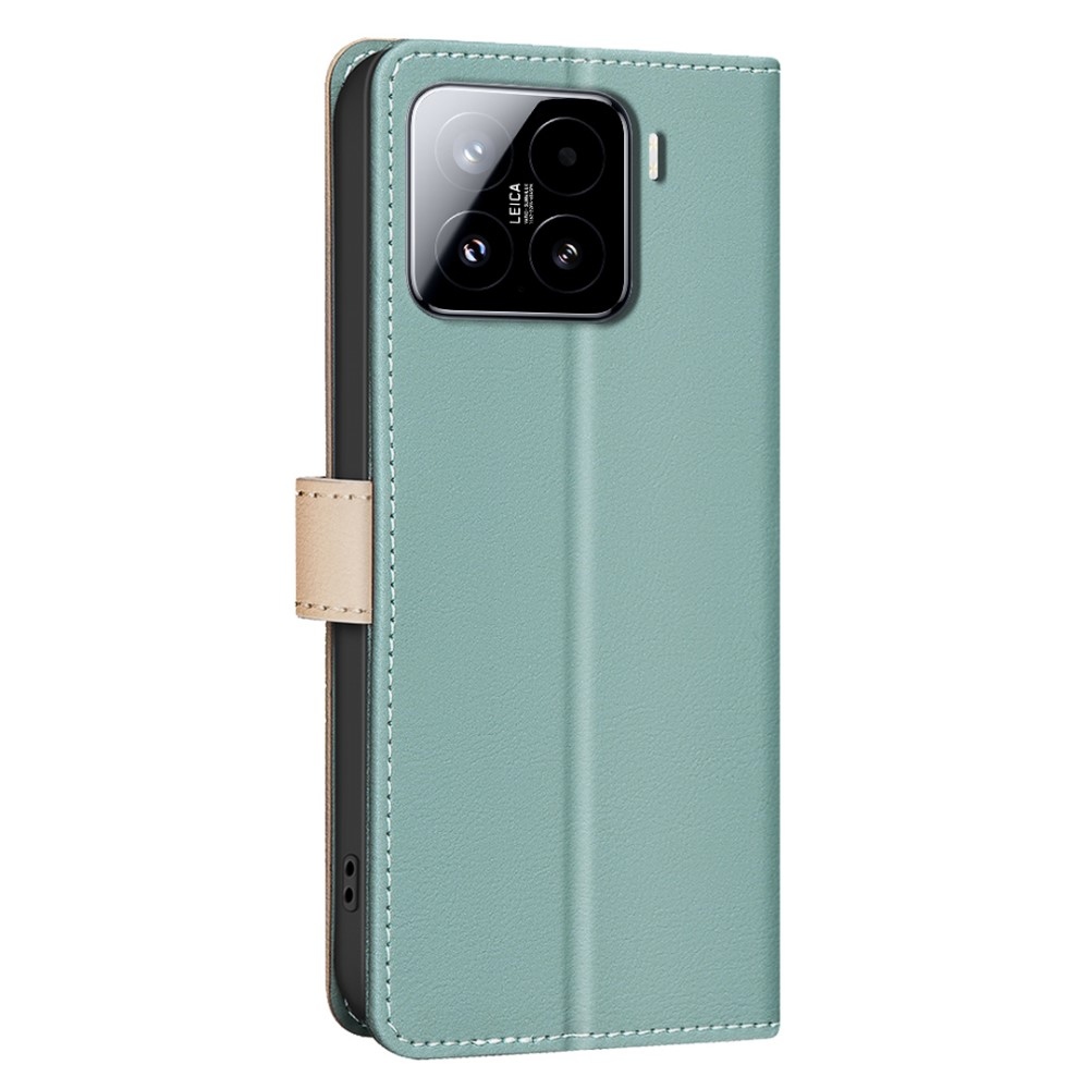 BNF DUO knížkové pouzdro na Xiaomi 15 - zelené