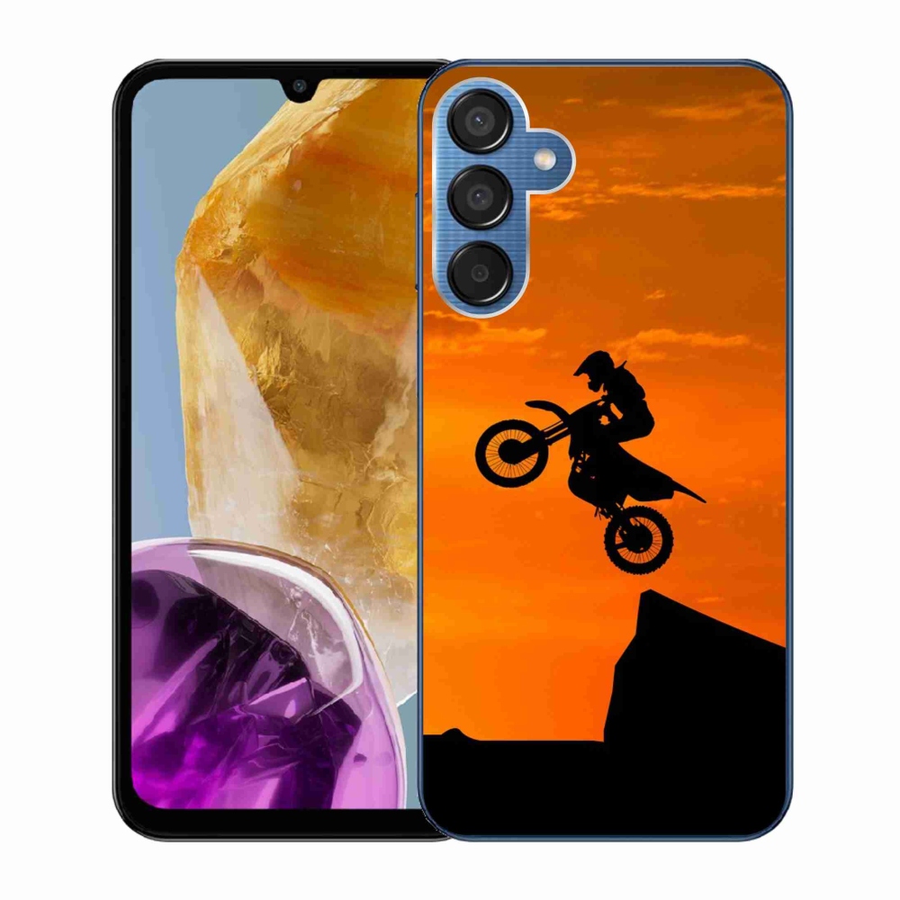 Gelový kryt mmCase na Samsung Galaxy M15 5G - motocross