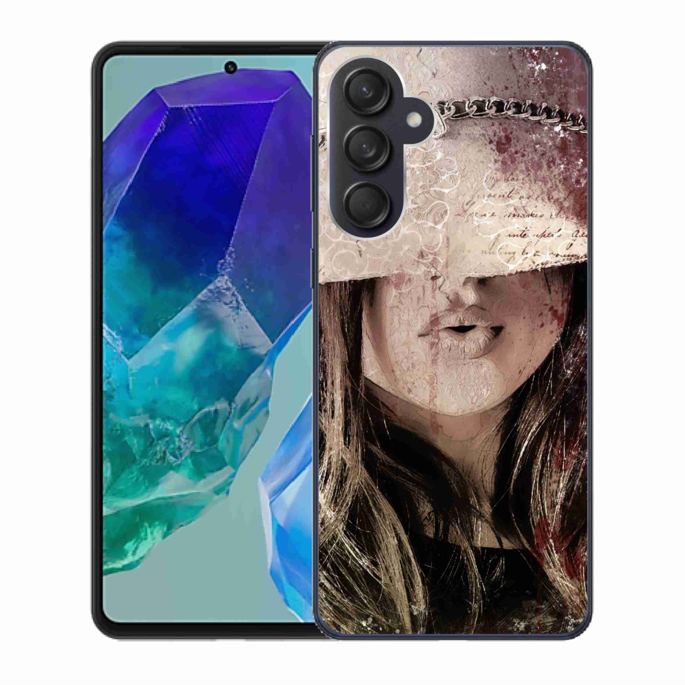 Gelový kryt mmCase na Samsung Galaxy M55 5G - dívka