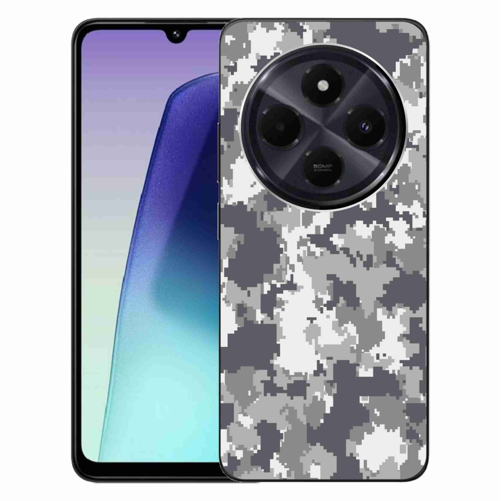 Gelový kryt mmCase na Xiaomi Redmi 14C/Poco C75 - maskáčový vzor 2