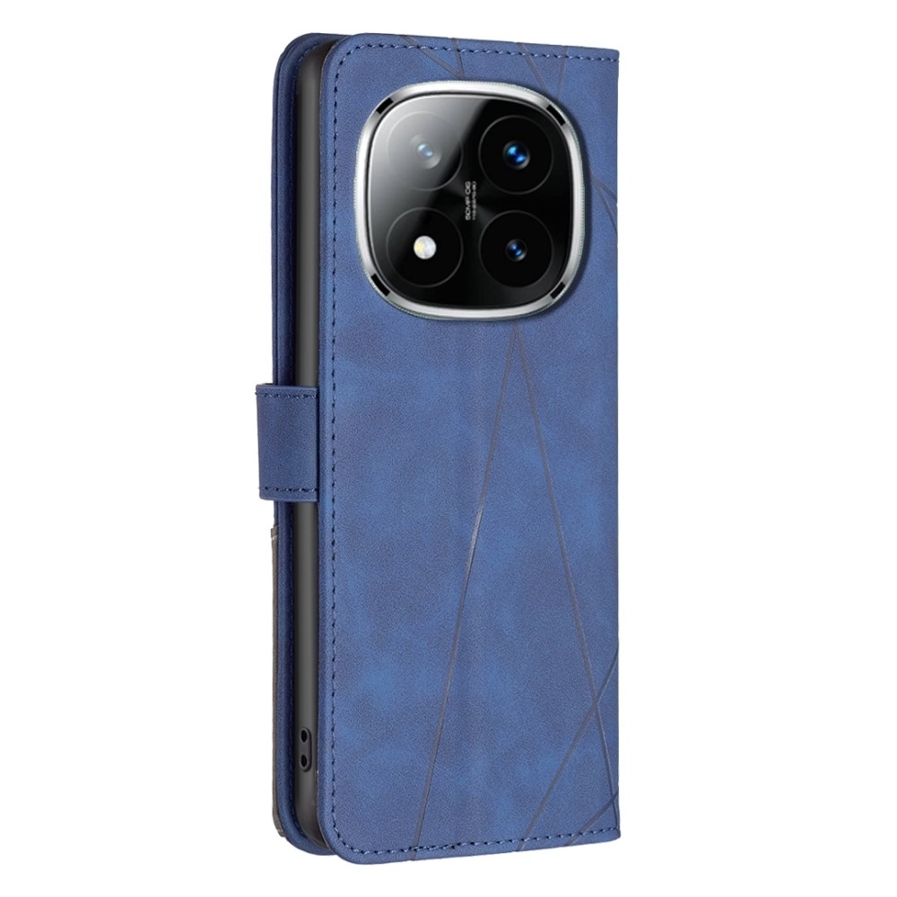 BNF Triangle knížkové pouzdro na Xiaomi Redmi Note 14 Pro - modré