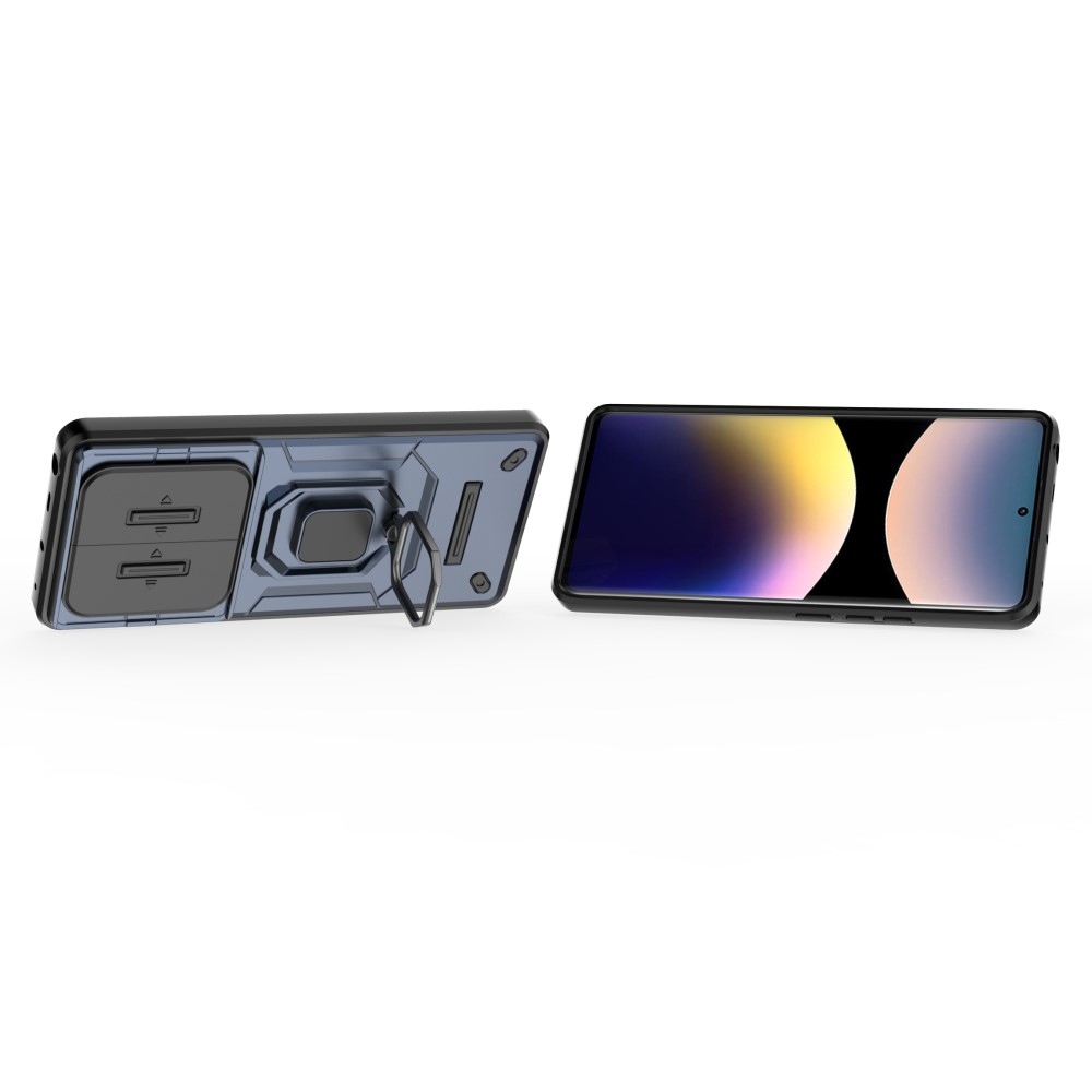 Lens odolný kryt na Xiaomi Redmi Note 14 Pro - modrý
