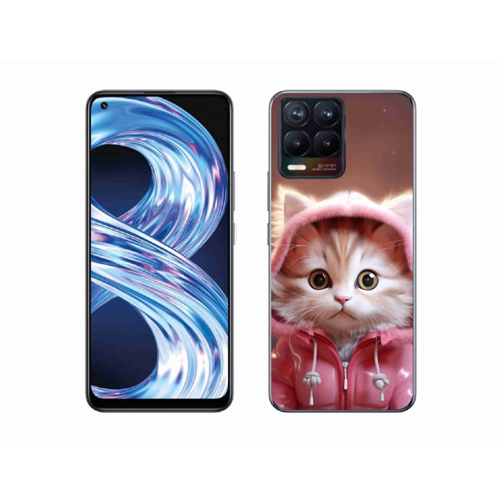 Gelový kryt mmCase na Realme 8 Pro - roztomilé kotě 3