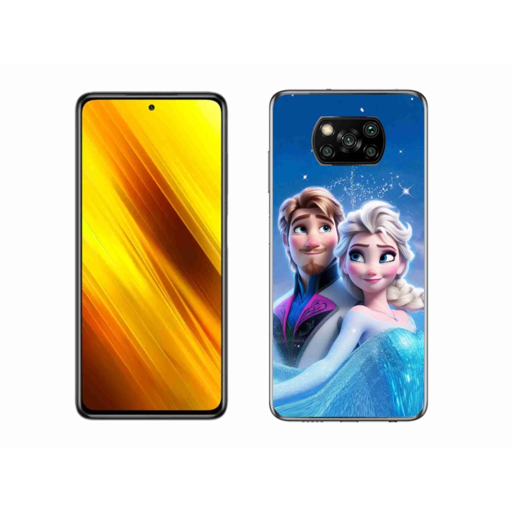 Gelový kryt mmCase na Xiaomi Poco X3 - ledové království 1