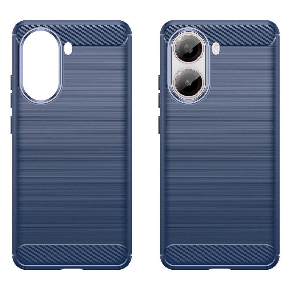 Carbon odolný gelový obal na Xiaomi Poco X7 Pro 5G - modrý