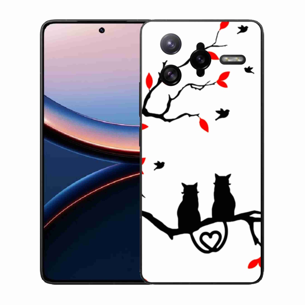 Gelový kryt mmCase na Xiaomi Poco F7 Ultra - kočičí láska