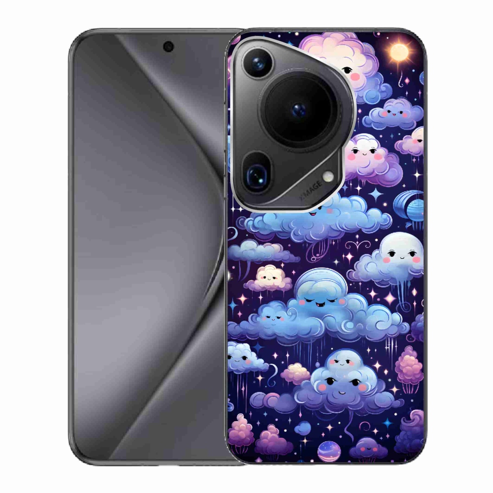 Gelový kryt mmCase na Huawei Pura 70 Ultra - mráčky